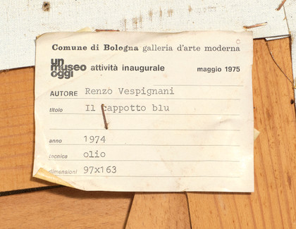 Il cappotto blu - Renzo Vespignani - 1974