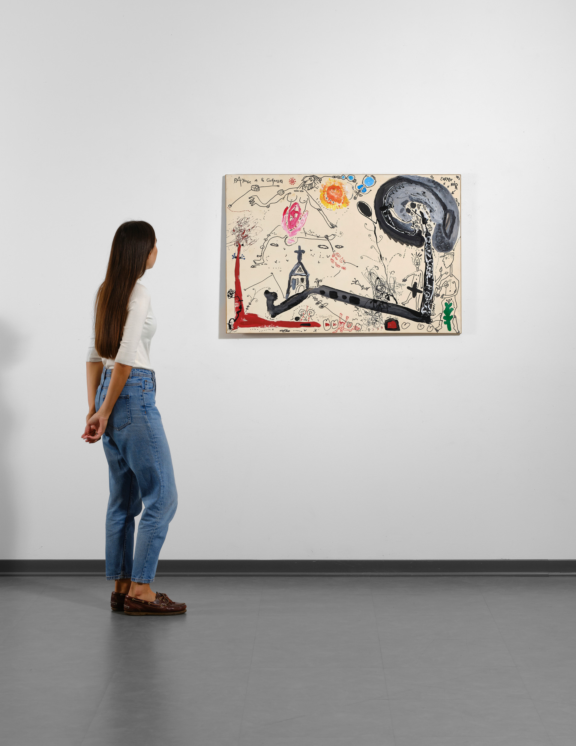 Paysage a la chapelle - Michel Macréau - 1987