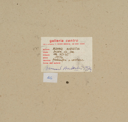 Dessin de feu  - Bernard Aubertin - 1974