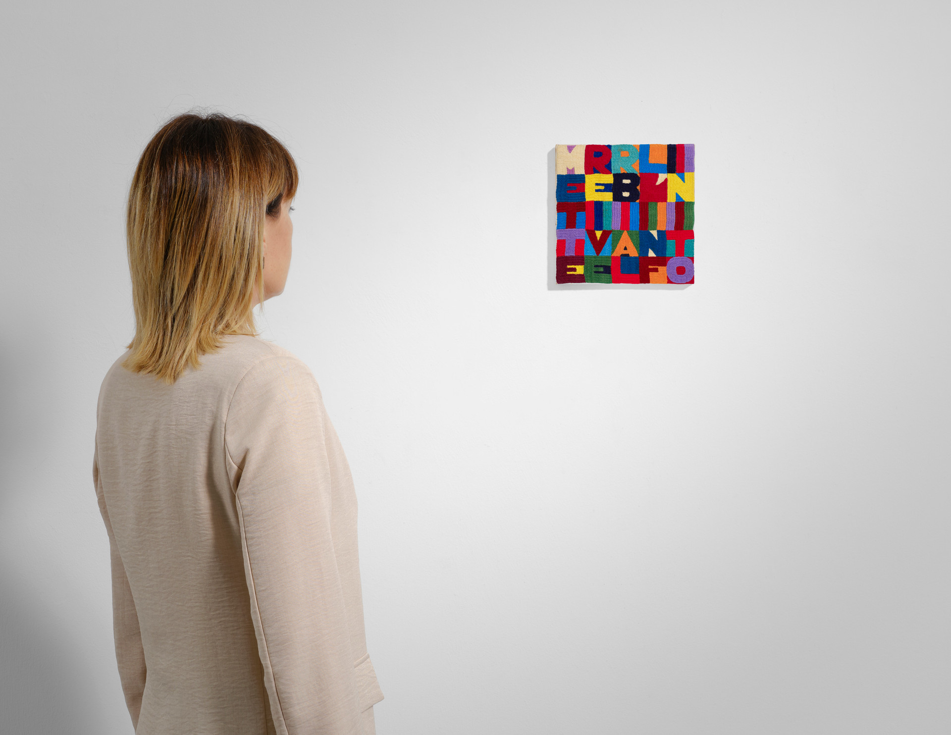 Mettere i verbi all'infinito - Alighiero Boetti - 1987