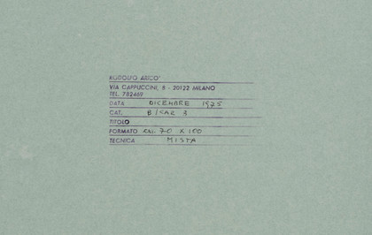 Senza titolo - Rodolfo Aricò - 1975
