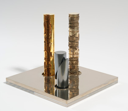 Colonne per Financial Plaza, Honolulu, studio - Arnaldo Pomodoro - 1969