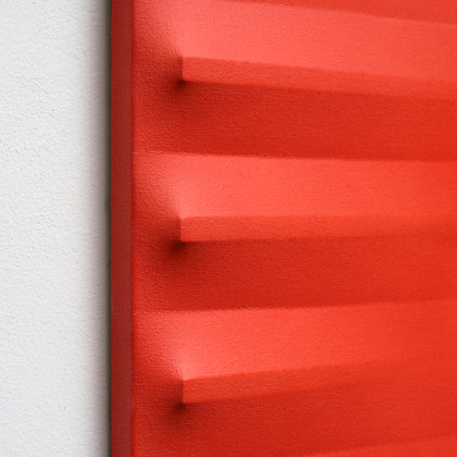 Rosso - Agostino Bonalumi - 1980