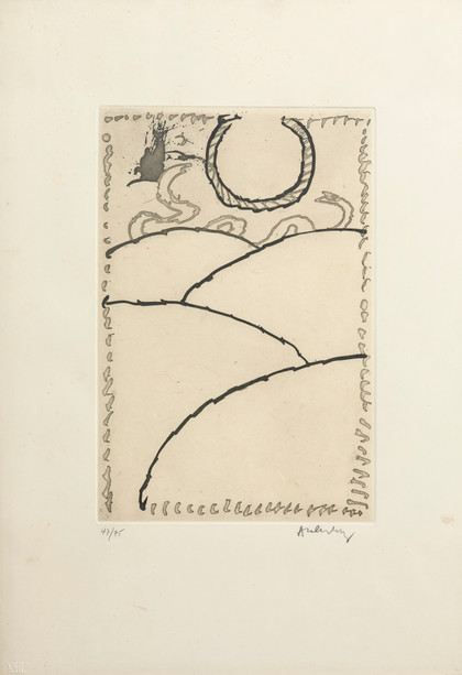 La Cerclitude 4  - Pierre Alechinsky - 1972
