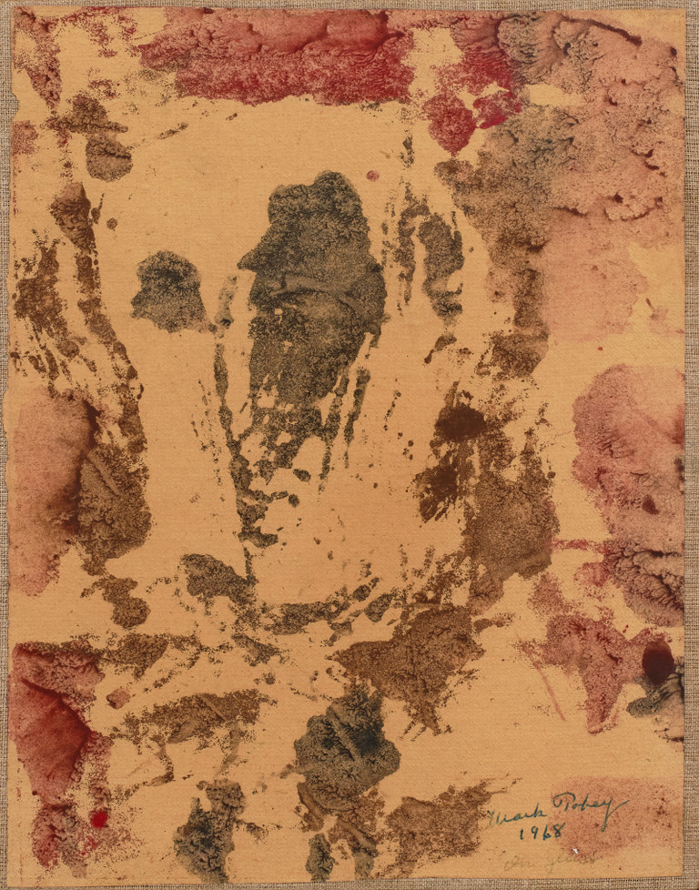 On glass - Mark Tobey - 1968