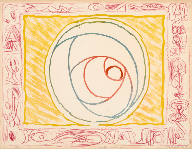 Graffiti Sélénite - Pierre Alechinsky - 1969