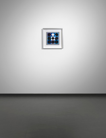 Topaze noire négatif - Victor Vasarely - 1967