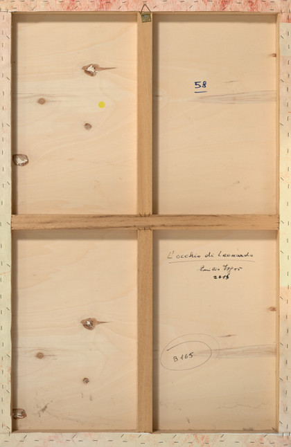 L'occhio di Leonardo - Emilio Isgrò - 2014