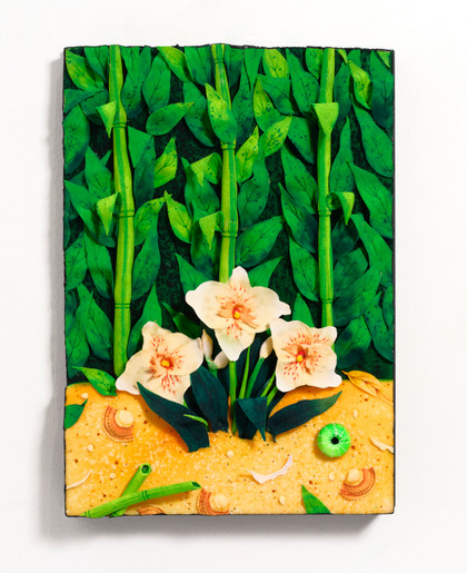 Orchidee sulla costa - Piero Gilardi - 2010