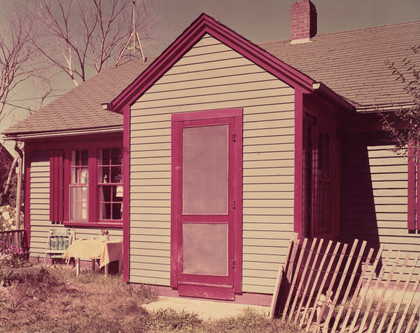 Kimballs Lane, Moody, Maine 1/17/74 - Stephen Shore - 1974-76