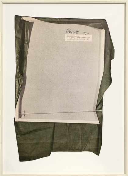Wrapped Painting  - Christo - 1969