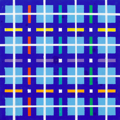 Reticolo blu - Angelo Dozio - 1985