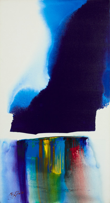 Phenomena Heritage Blue - Paul Jenkins - 1983