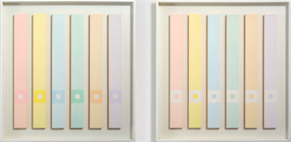 Variazioni cromatiche positivo-negative - Antonio Calderara - 1971