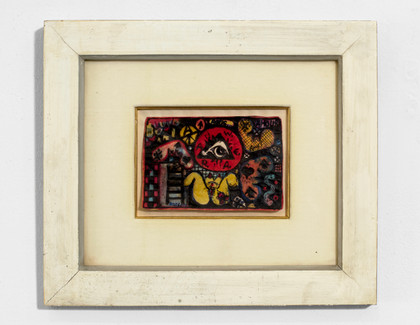 Composition avec femme et oil - Guy Harloff - 1959