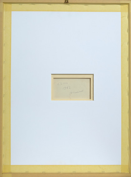 Disegno a china su rosa - Carla Accardi - 1962
