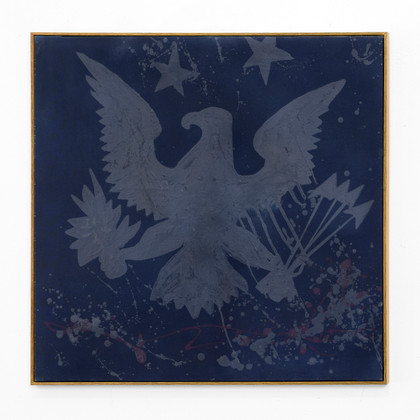 Frammento di simbolo americano - Franco Angeli - 1964