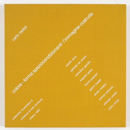 Colore-forma spaziocondizionanti: l'immagine costruita -    Cartella Grafiche - 1987