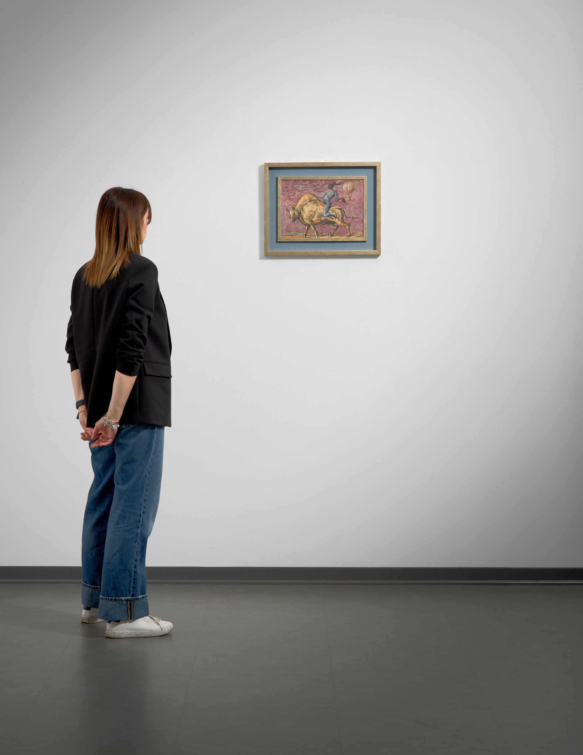 Peinture idiote - Domenico Gnoli - 1957