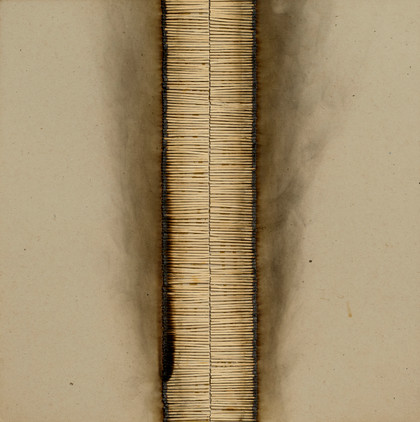 Dessin de feu  - Bernard Aubertin - 1974