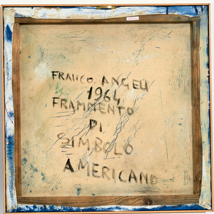 Frammento di simbolo americano - Franco Angeli - 1964