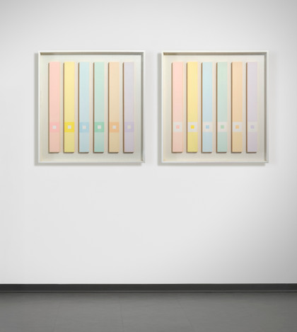 Variazioni cromatiche positivo-negative - Antonio Calderara - 1971