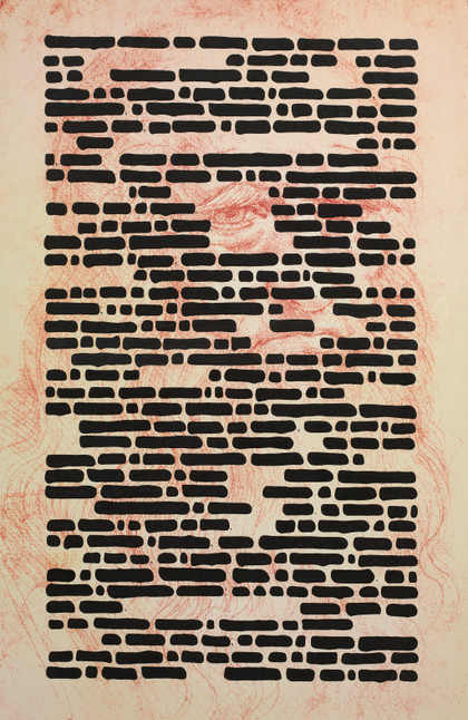 L'occhio di Leonardo - Emilio Isgrò - 2014