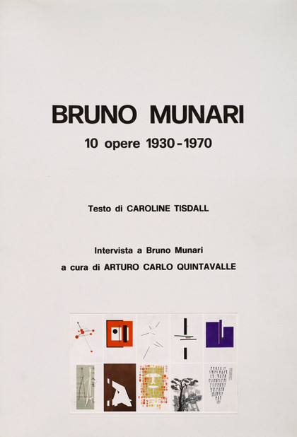 Bruno Munari - 10 opere 1930-1970 - Bruno Munari - 1979