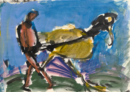 Untitled - Siegfried Anzinger - 1980
