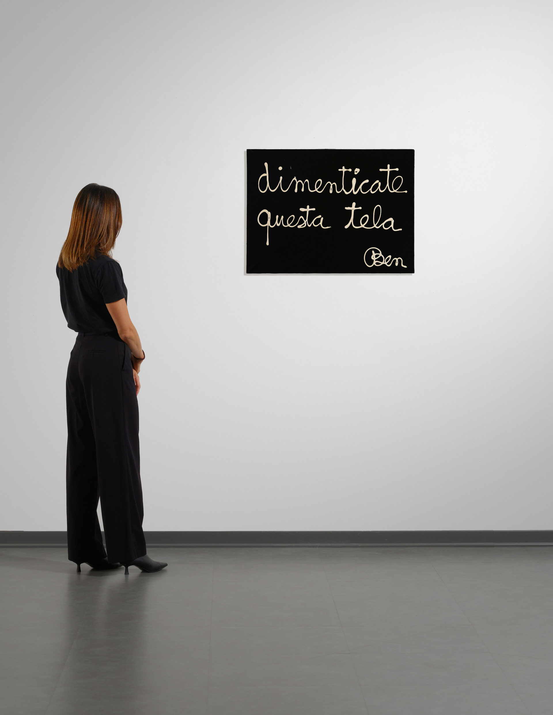 Dimenticate questa tela - Ben Vautier - 1971