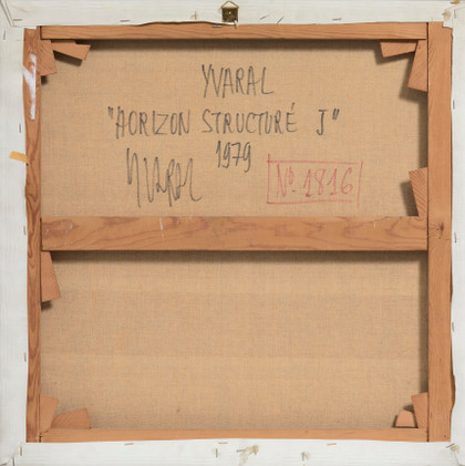 Horizon structuré J - Yvaral - 1979