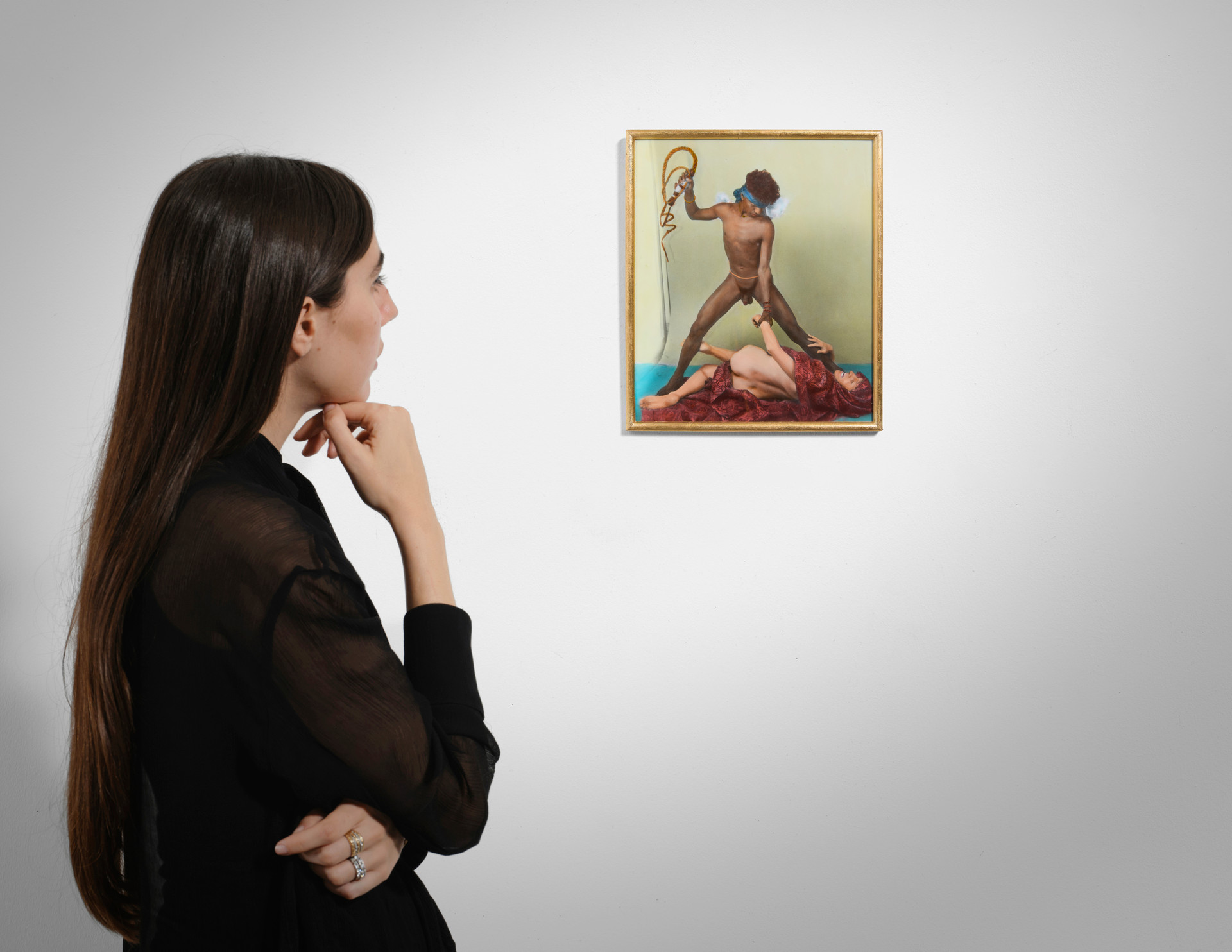 Cupido et colore castigati per ardore e dolore ad ore - Luigi Ontani