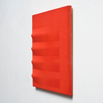 Rosso - Agostino Bonalumi - 1980