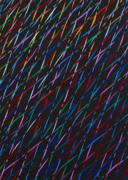 Melisma bleu - Piero Dorazio - 1989