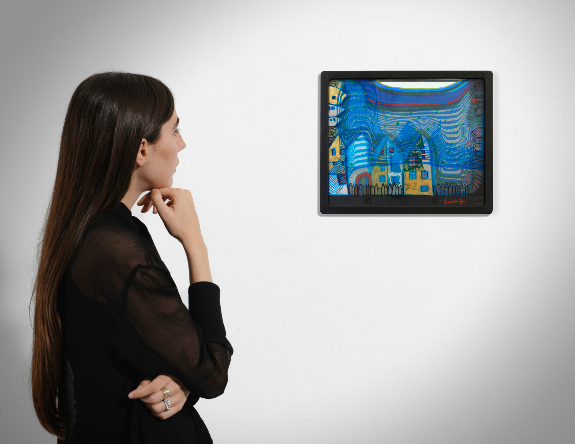 Fall in cloud - Fall in fog - Fall out - Friedensreich Hundertwasser - 1973-78