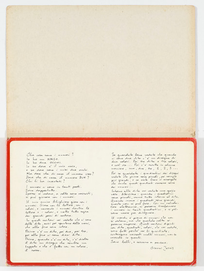 Da uno a dieci - Alighiero Boetti - 1980