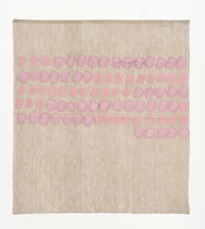 Obliquo - Giorgio Griffa - 1975