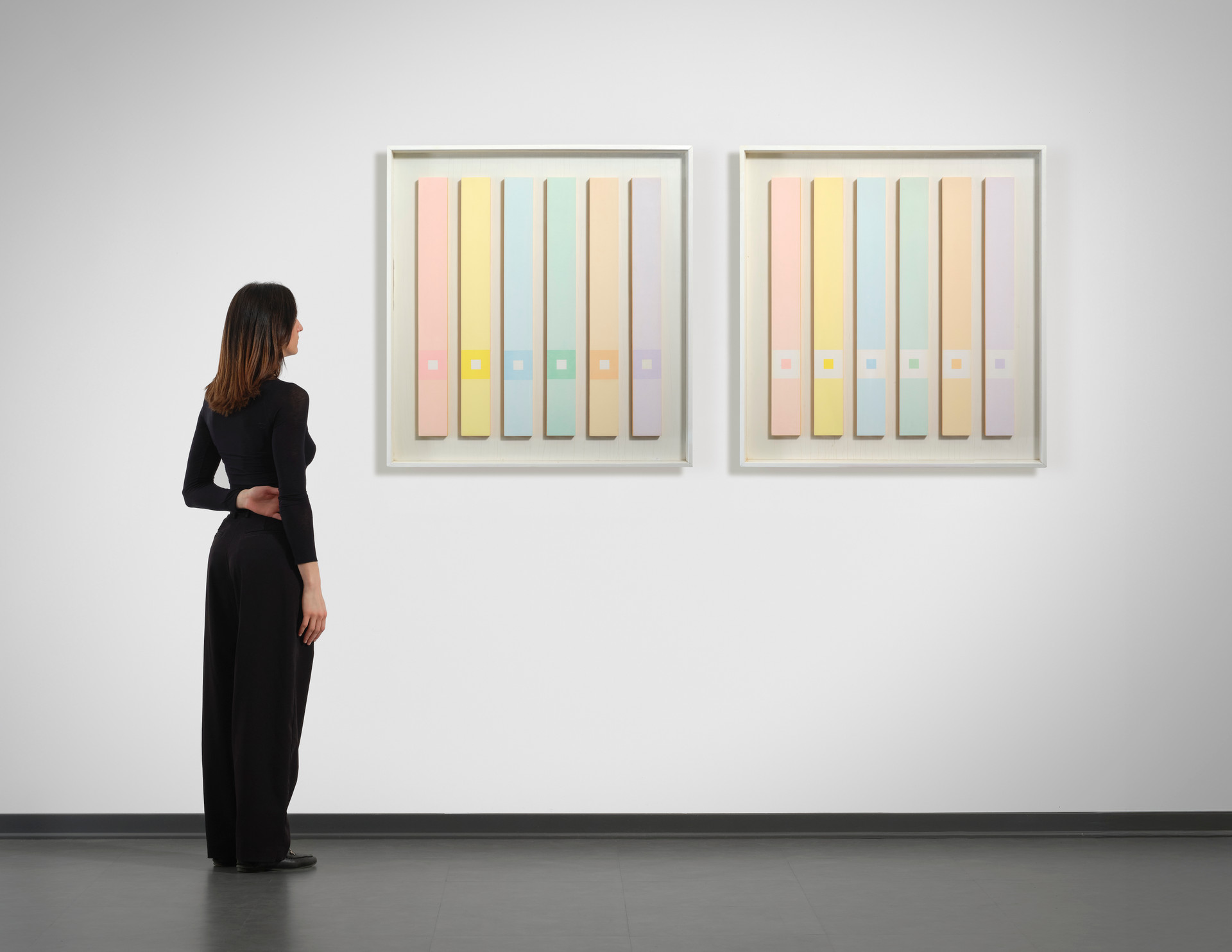 Variazioni cromatiche positivo-negative - Antonio Calderara - 1971